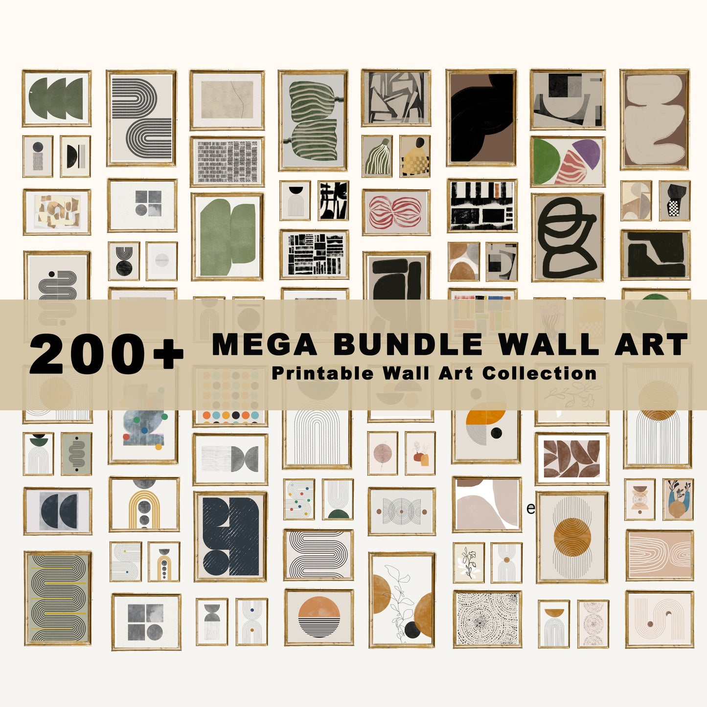 200+ MEGA-PAKET - DRUCKBARE WANDKUNST